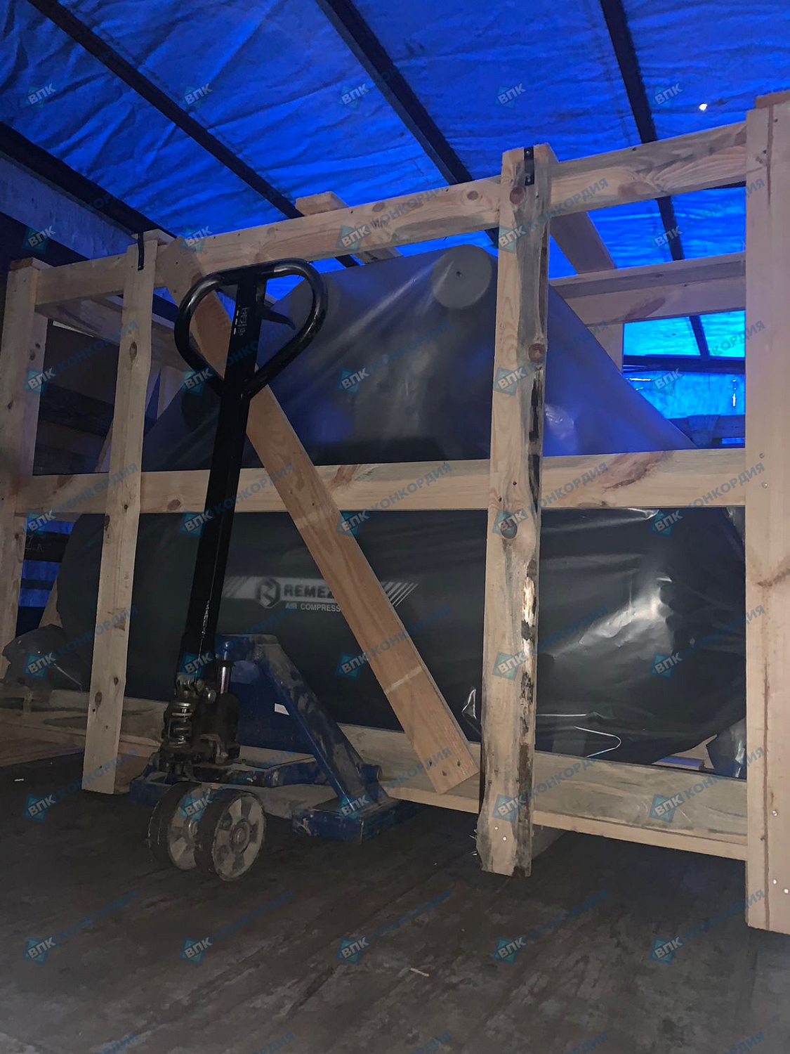 Отгрузка поршневого компрессора Remeza СБ4/Ф-500.LT100/16-11 в г. Казань